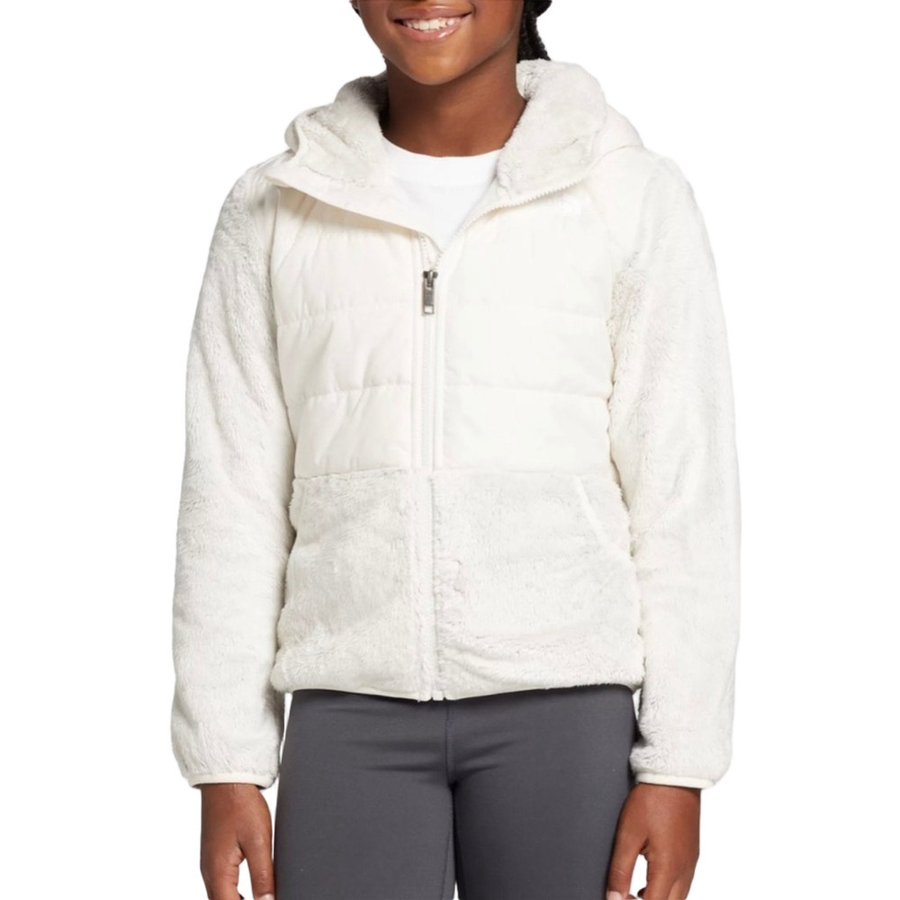 The North Face Girls Sherpa Nylon Jacket White Small